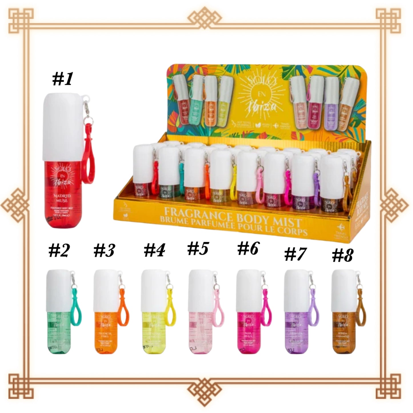 Solo en ibiza body mist