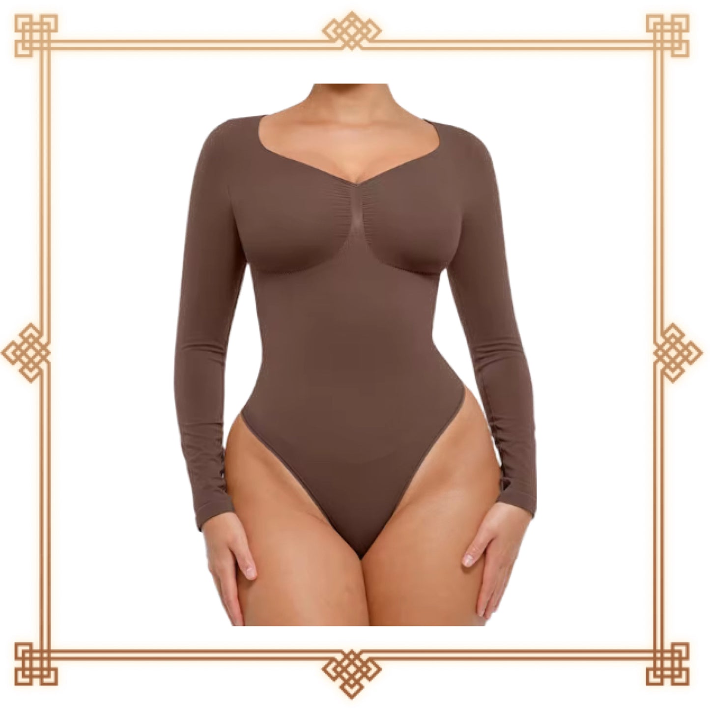 Long Sleeve Bodysuit Tummy Control