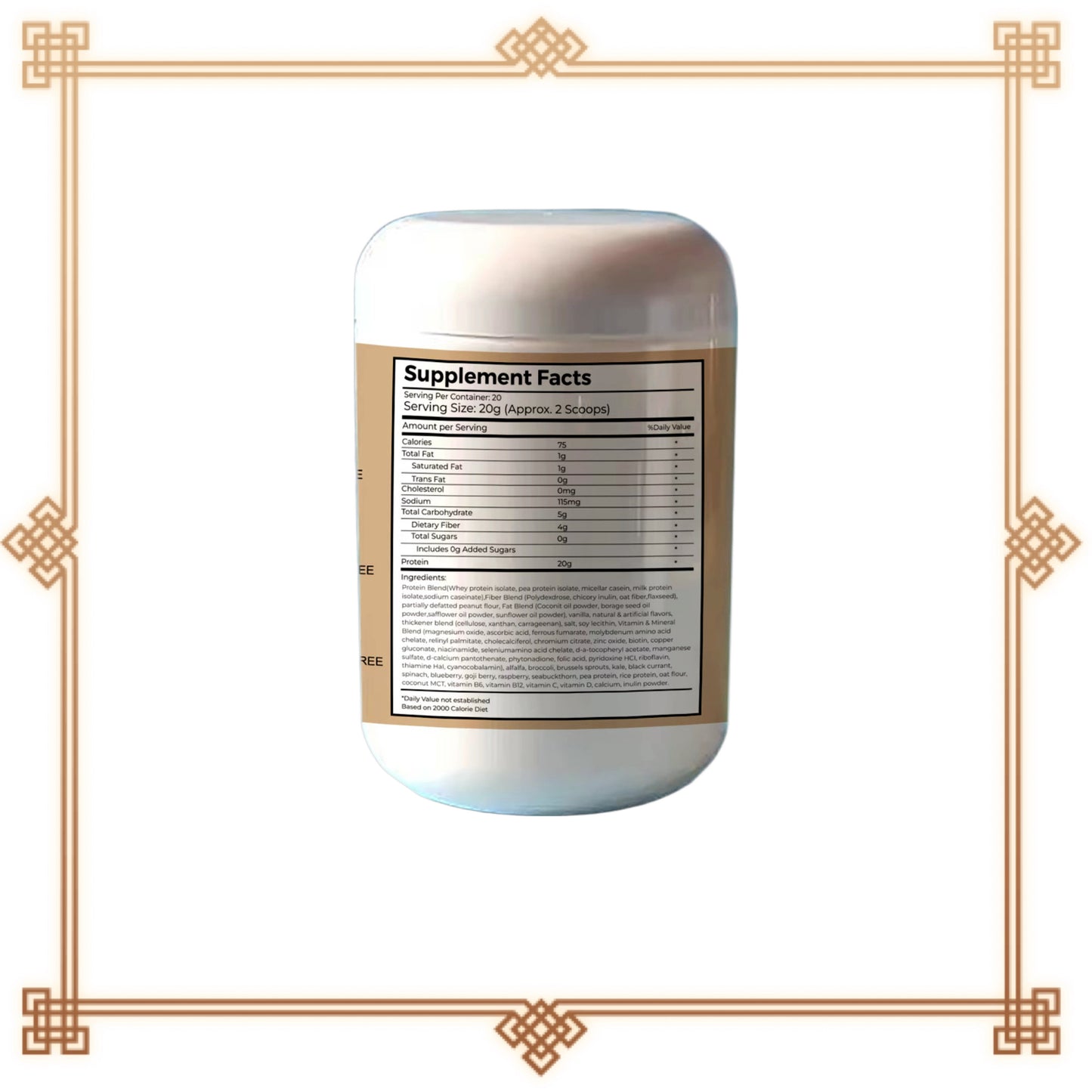 Horchata Protein Shake
