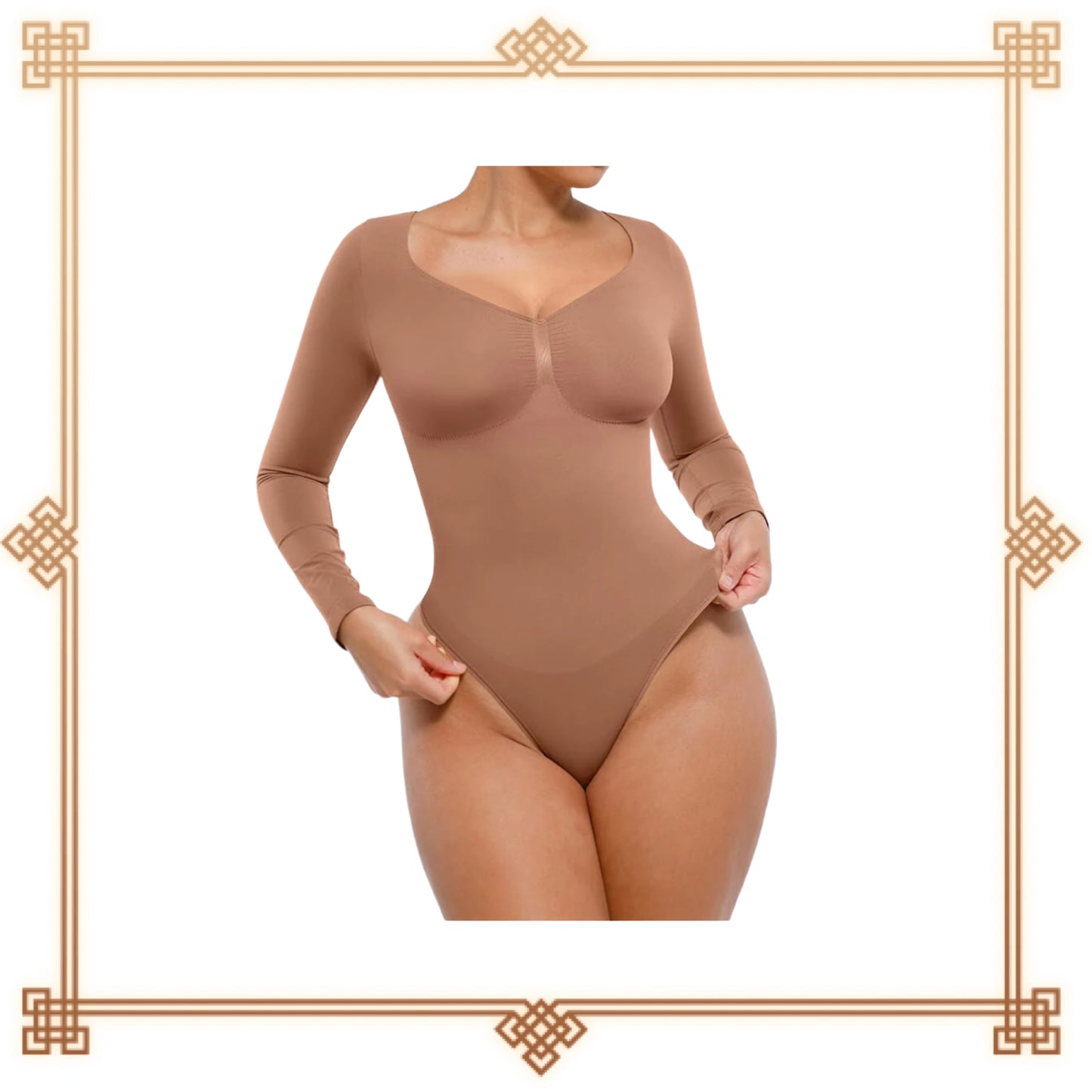 Long Sleeve Bodysuit Tummy Control