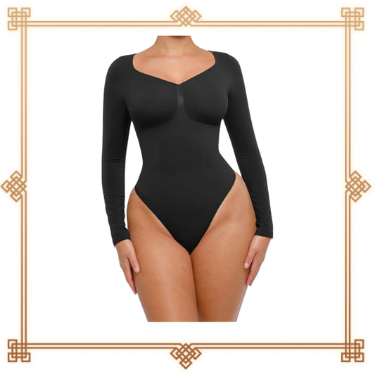 Long Sleeve Bodysuit Tummy Control
