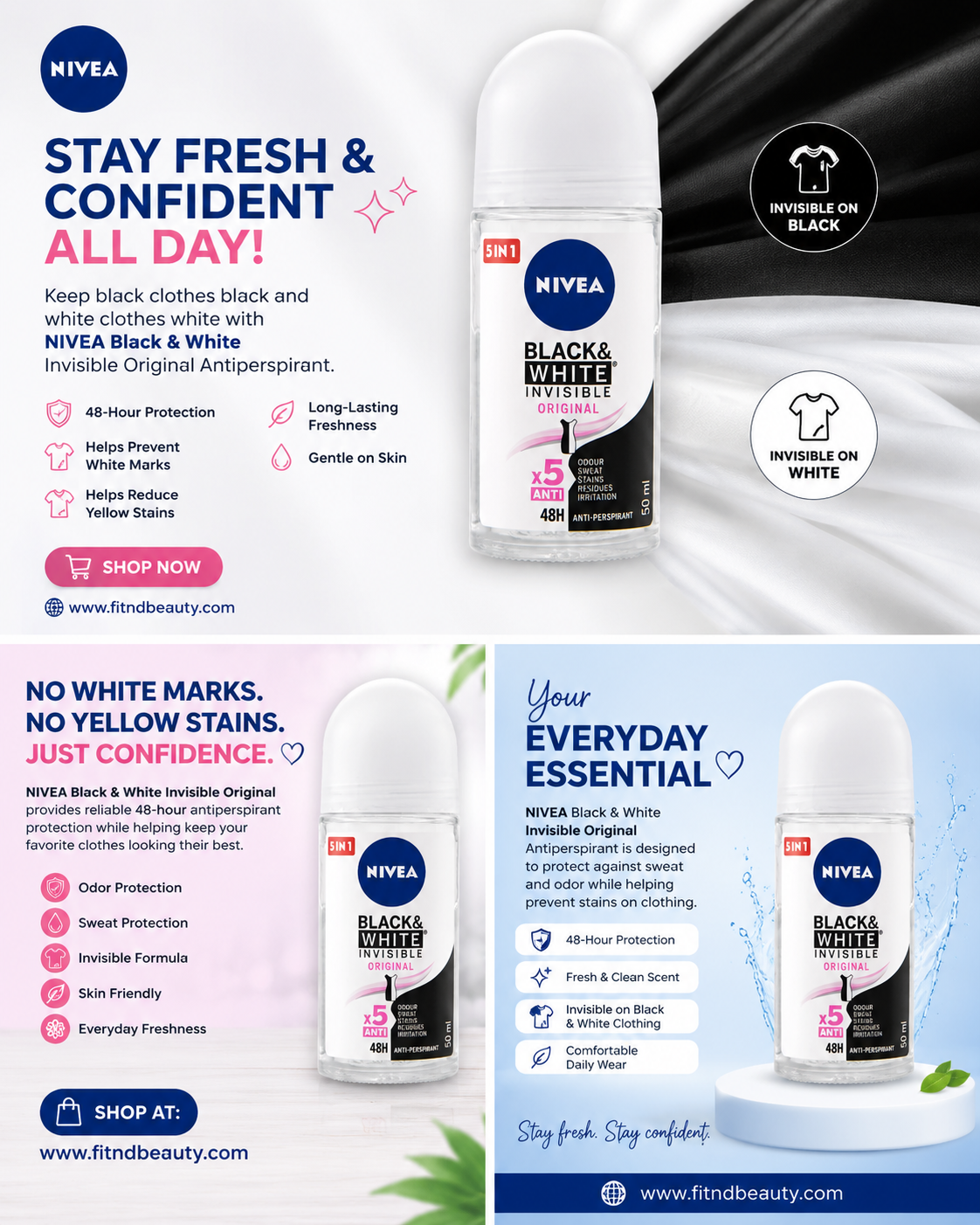 Black & White Nivea Deodorant