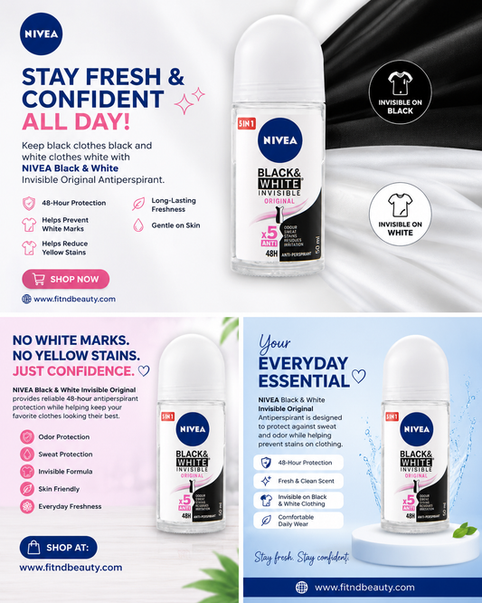 Black & White Nivea Deodorant